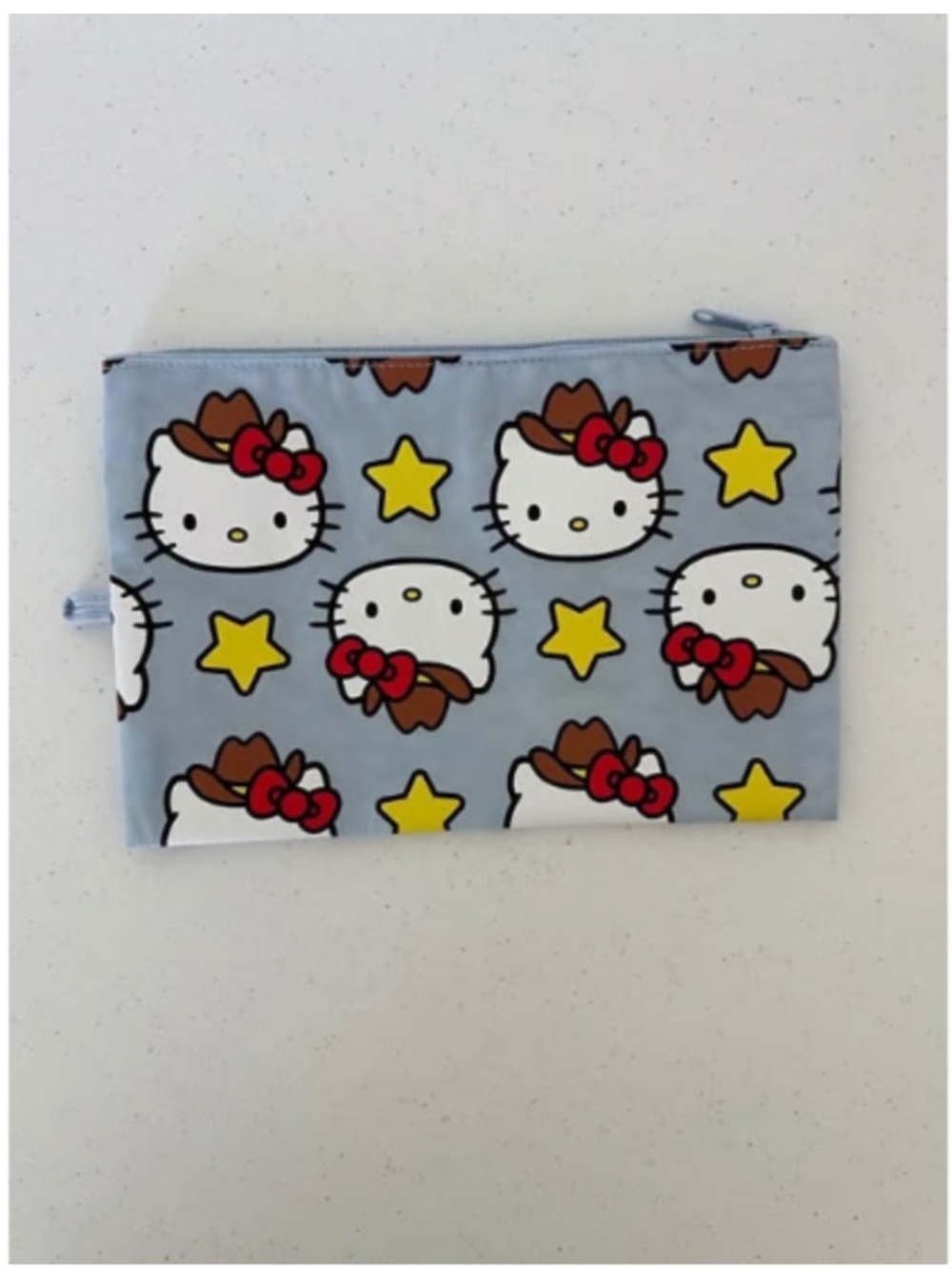 Baggu LARGE Flat Pouch - Hello Kitty and Friends Western